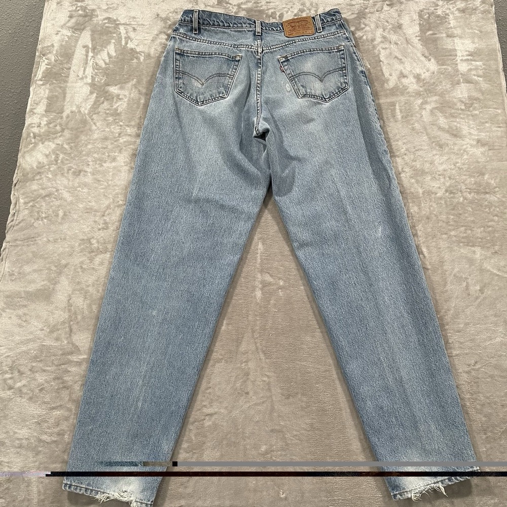 Vintage Levis 560 Jeans Mens 36x36 Blue Loose Tapered 90s Light Wash Y2K - Picture 5 of 14